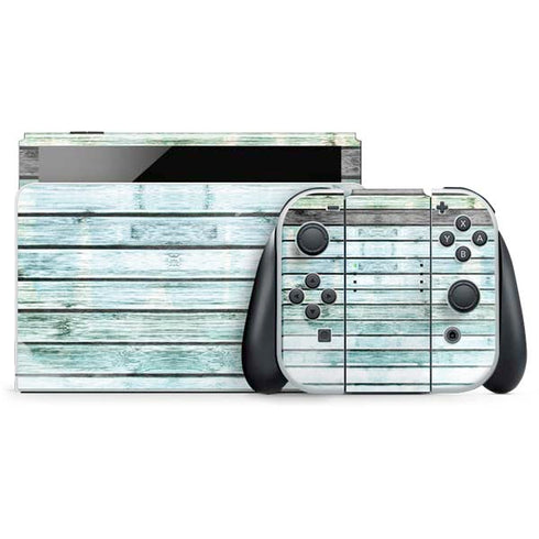 Wooden Stripes Nintendo Switch OLED (2021) Skin